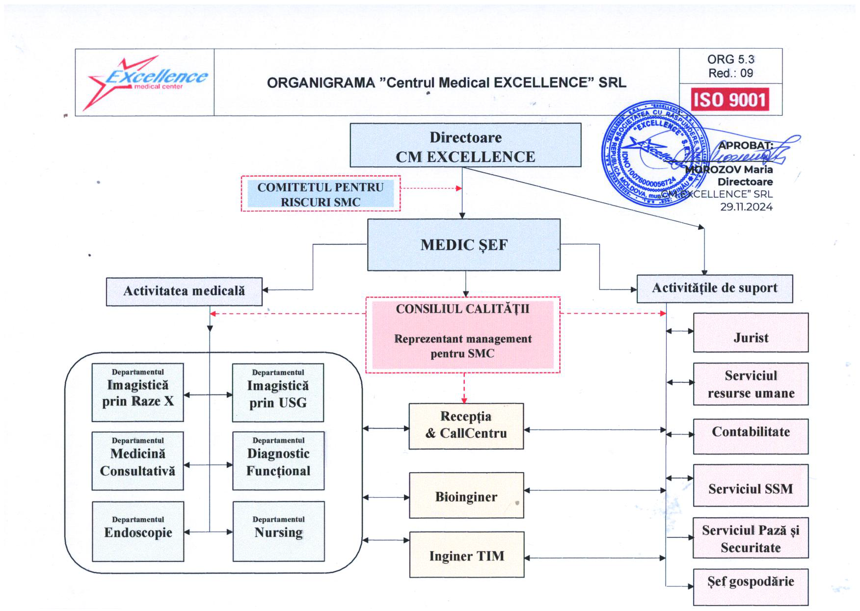 organigrama cm excellence
